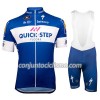 Conjunto Maillot + Culotte Corto con tirantes 2018 Quick Step Floors N001